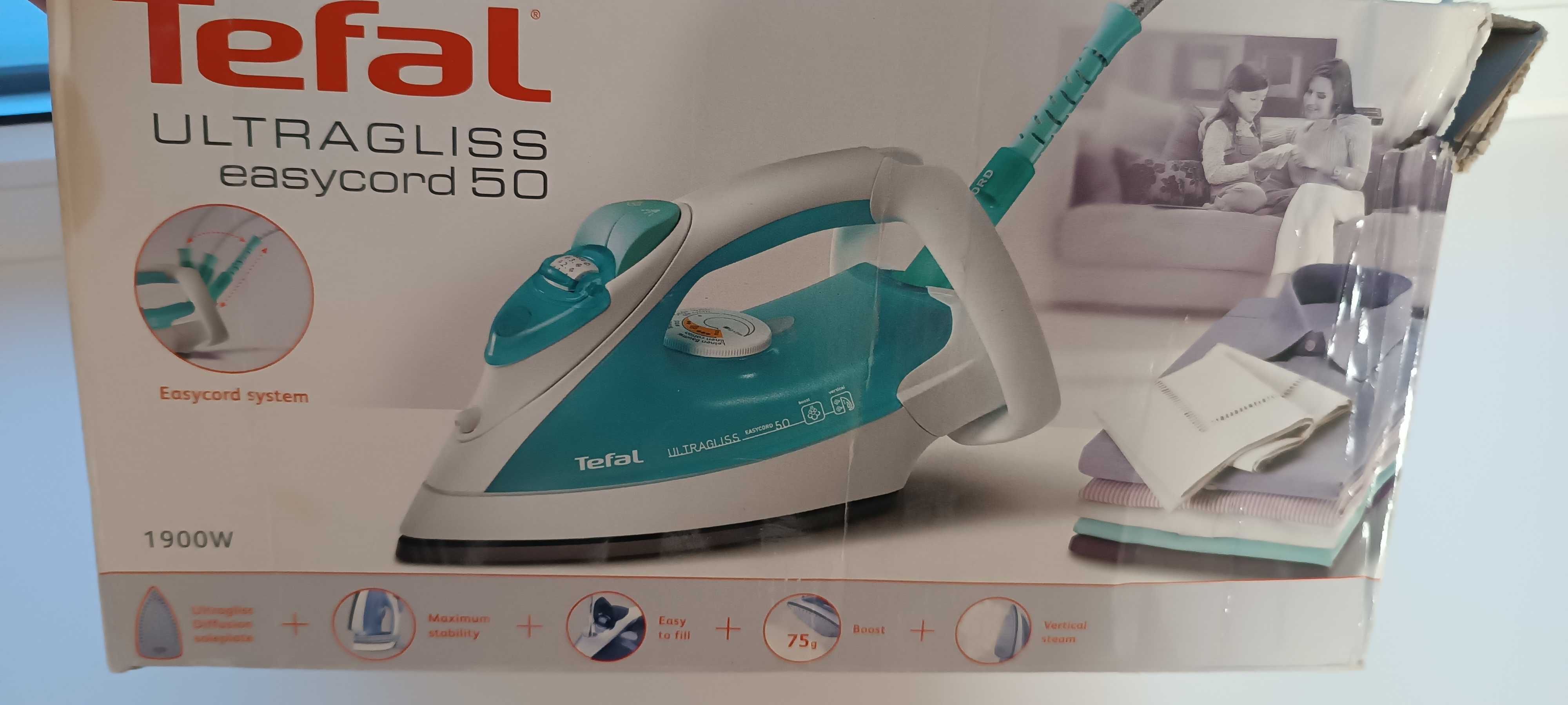 Праска/утюг tefal ultragliss easycord 50