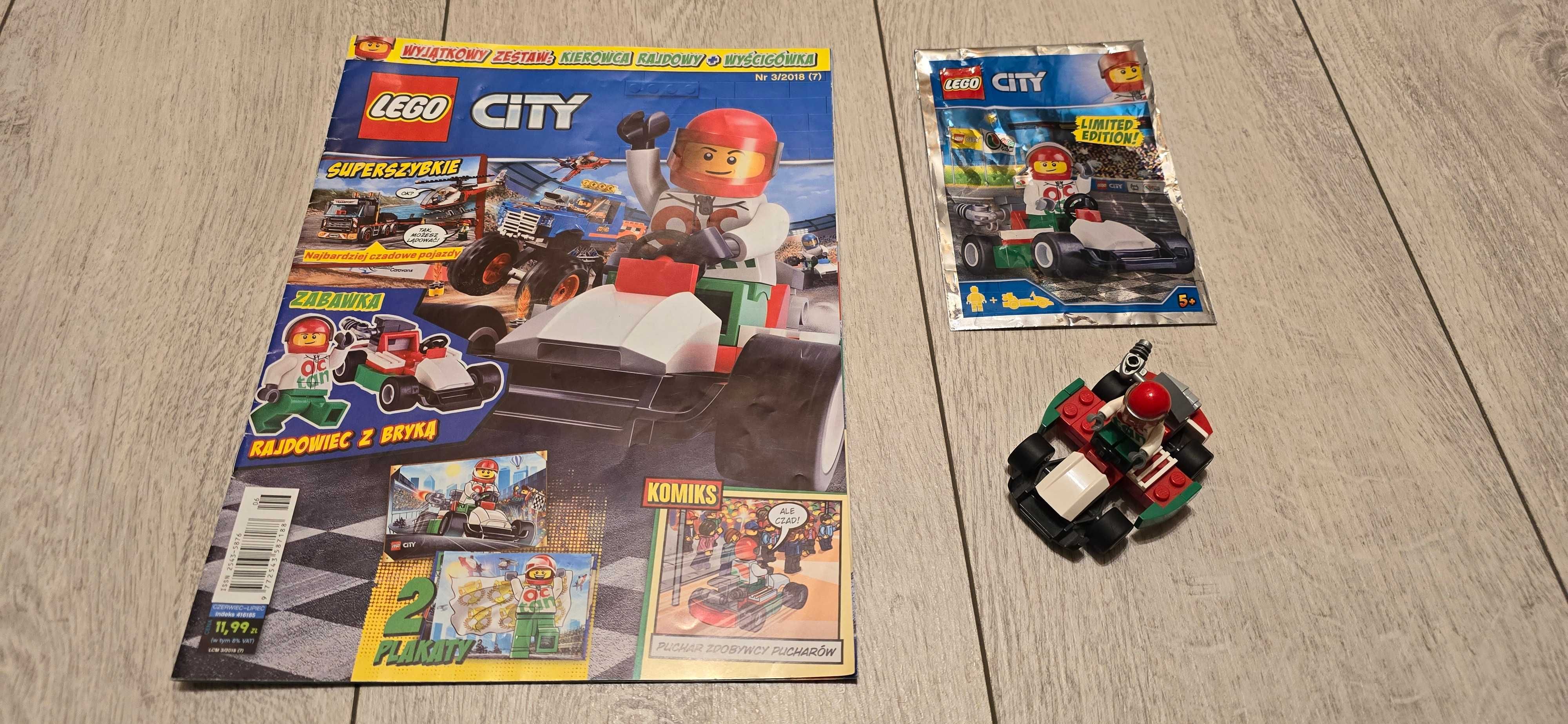Zestaw klocków LEGO CITY Rajdowiec z bryką