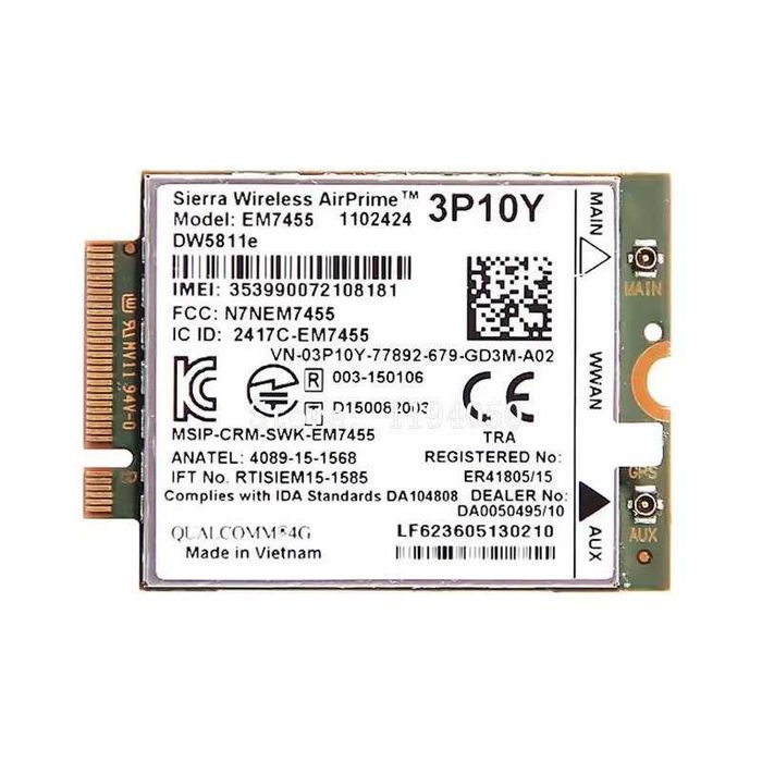 4G LTE модем Sierra Wireless EM7455 в металевому корпусі з антенами.
