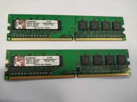 Pamięć RAM DDR2 2x1GB Kingston KVR667D2N5K2/1G