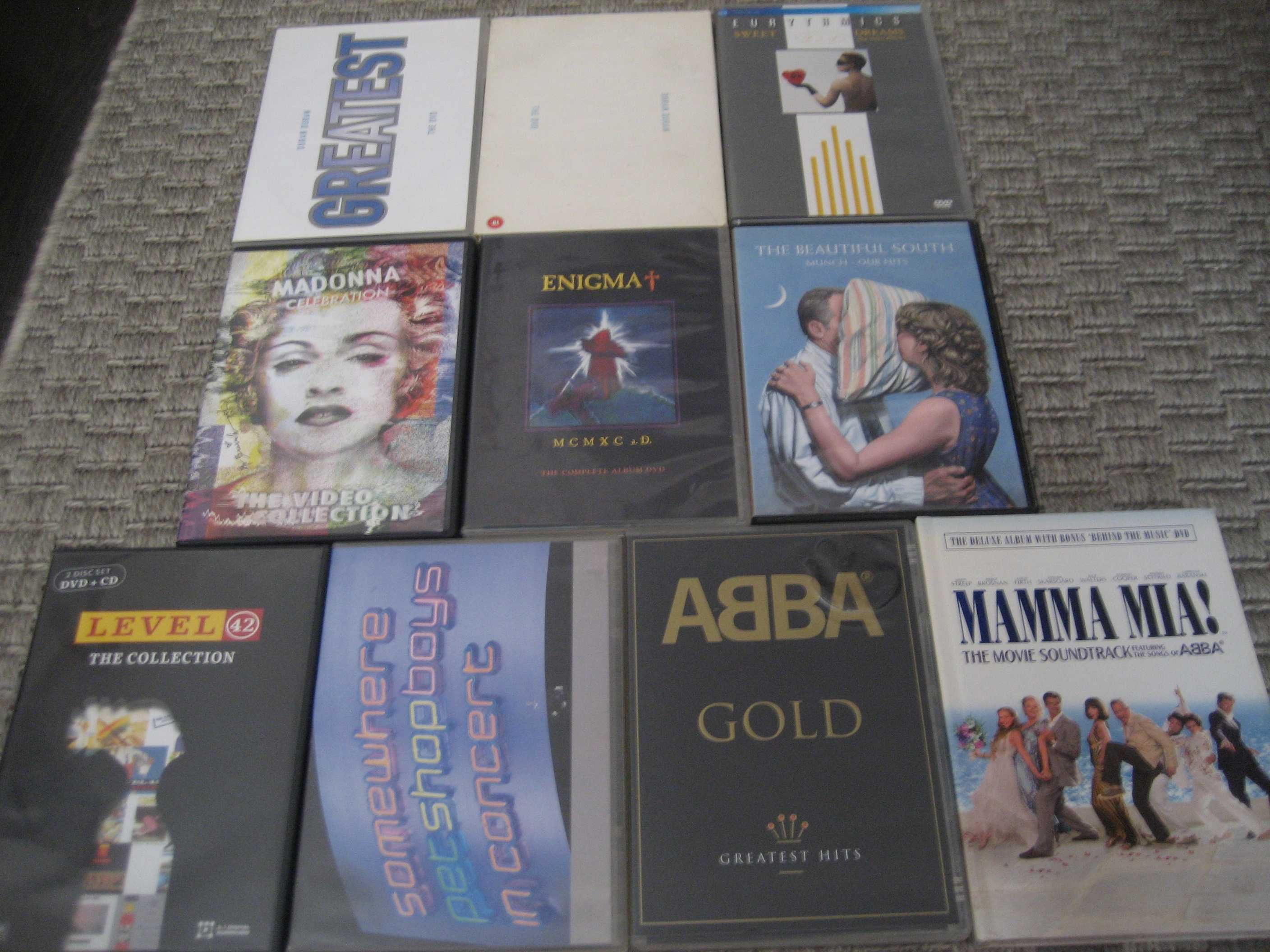 DVDs Musicais - concertos, videoclips, Pink Floyd, U2, Madonna, etc