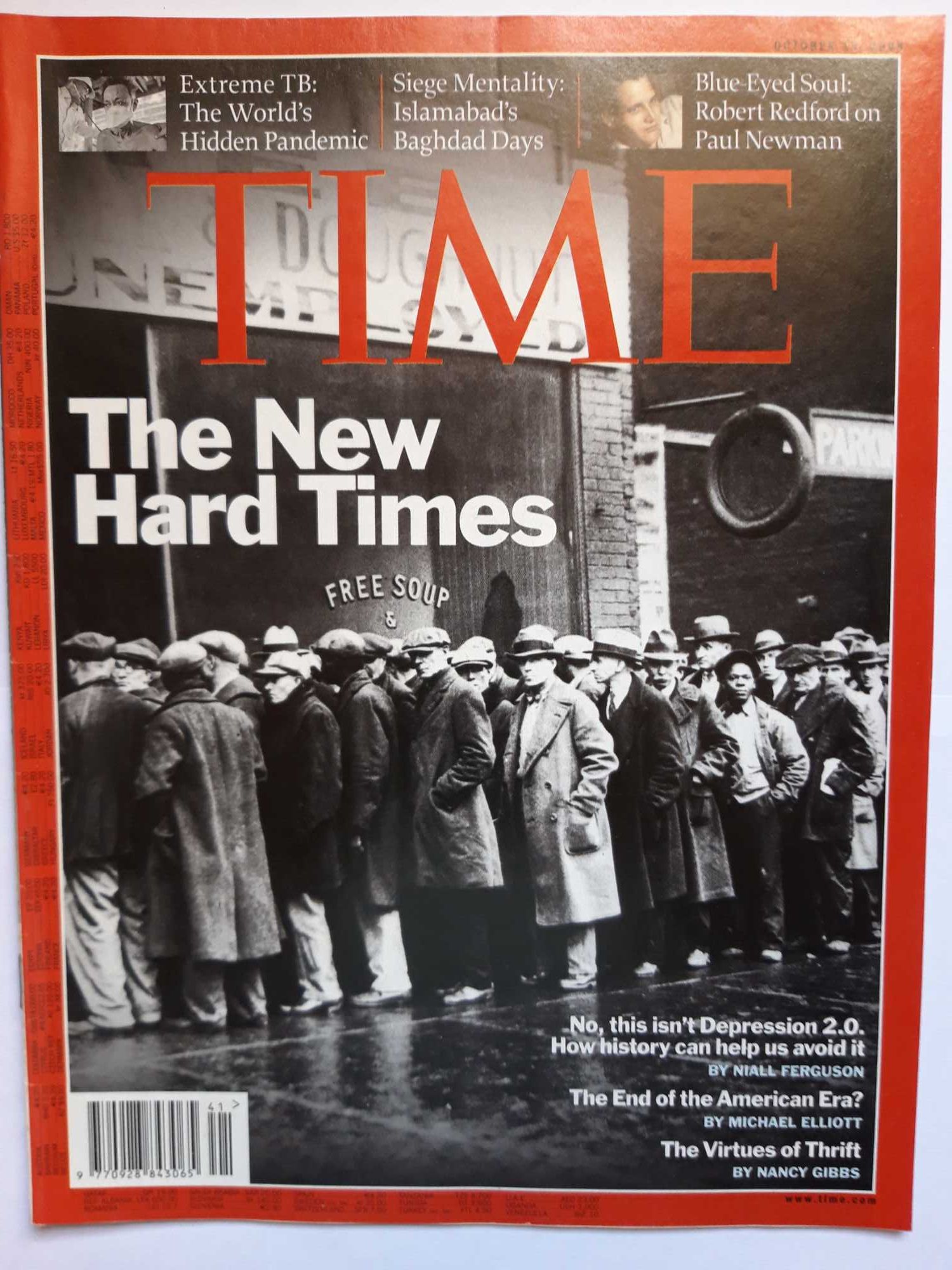 Revistas Time. Ano 2008.