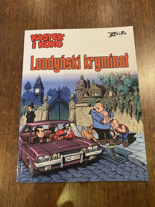 Komiks Kajtek i Koko Londyński kryminał Janusz Christa