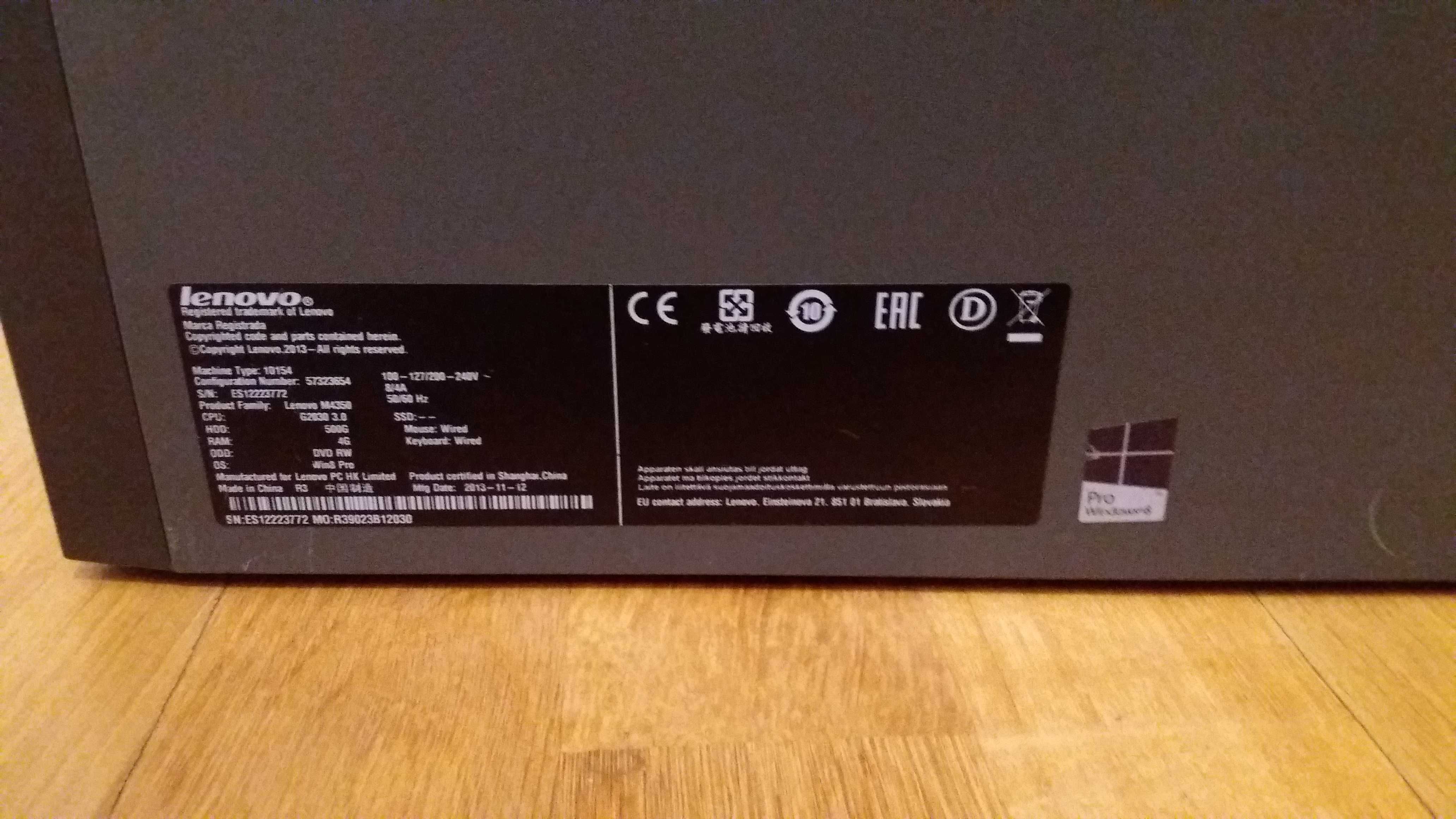 Komputer Lenovo M4350