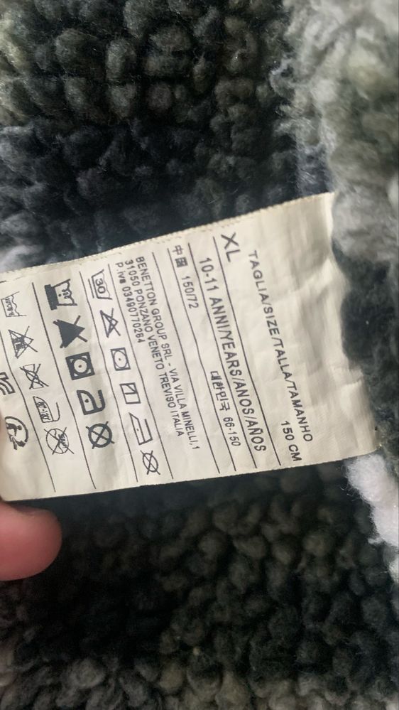 Parka Benetton 10/11 anos