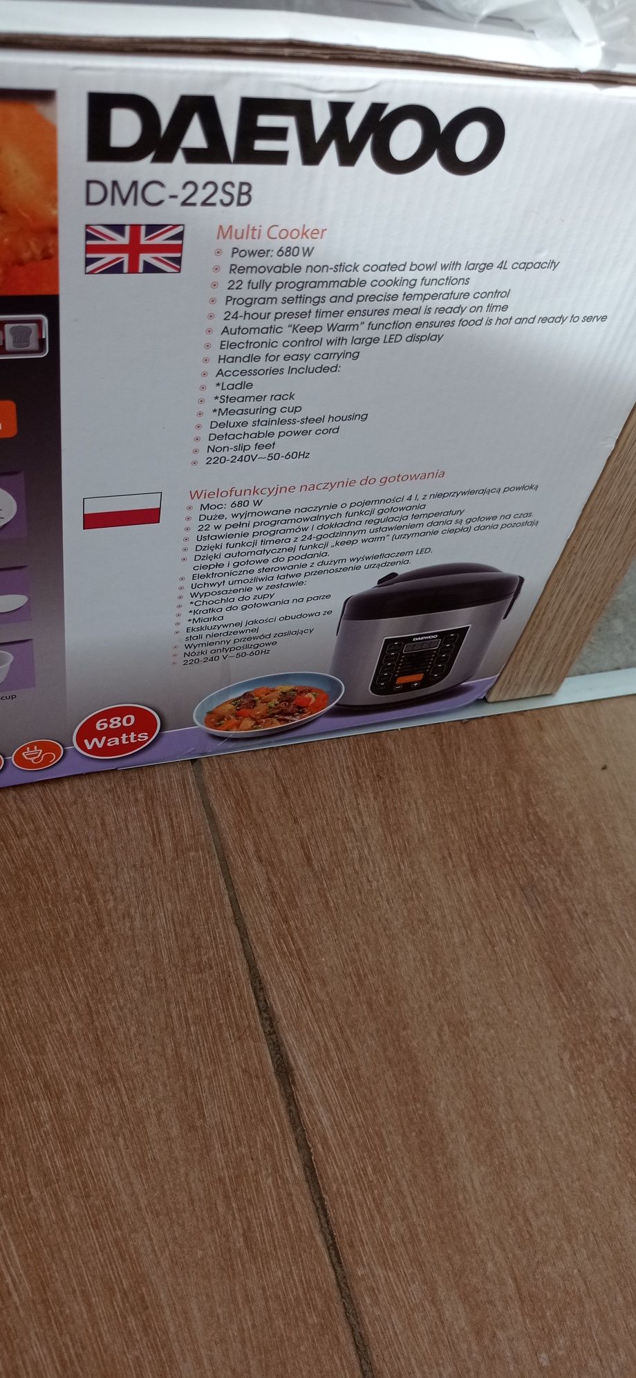 Nowy Multi Cooker Daewoo DMC-22SB