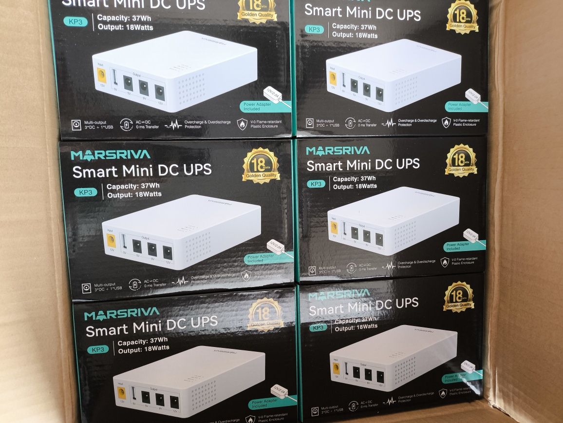 Новый источник 2 А бесперебойного питания UPS Marsriva KP3 10000 мАч
