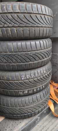 Opony zimowe z 2017r 6mm 205/55/16 Hankook 8N, wysyłka+