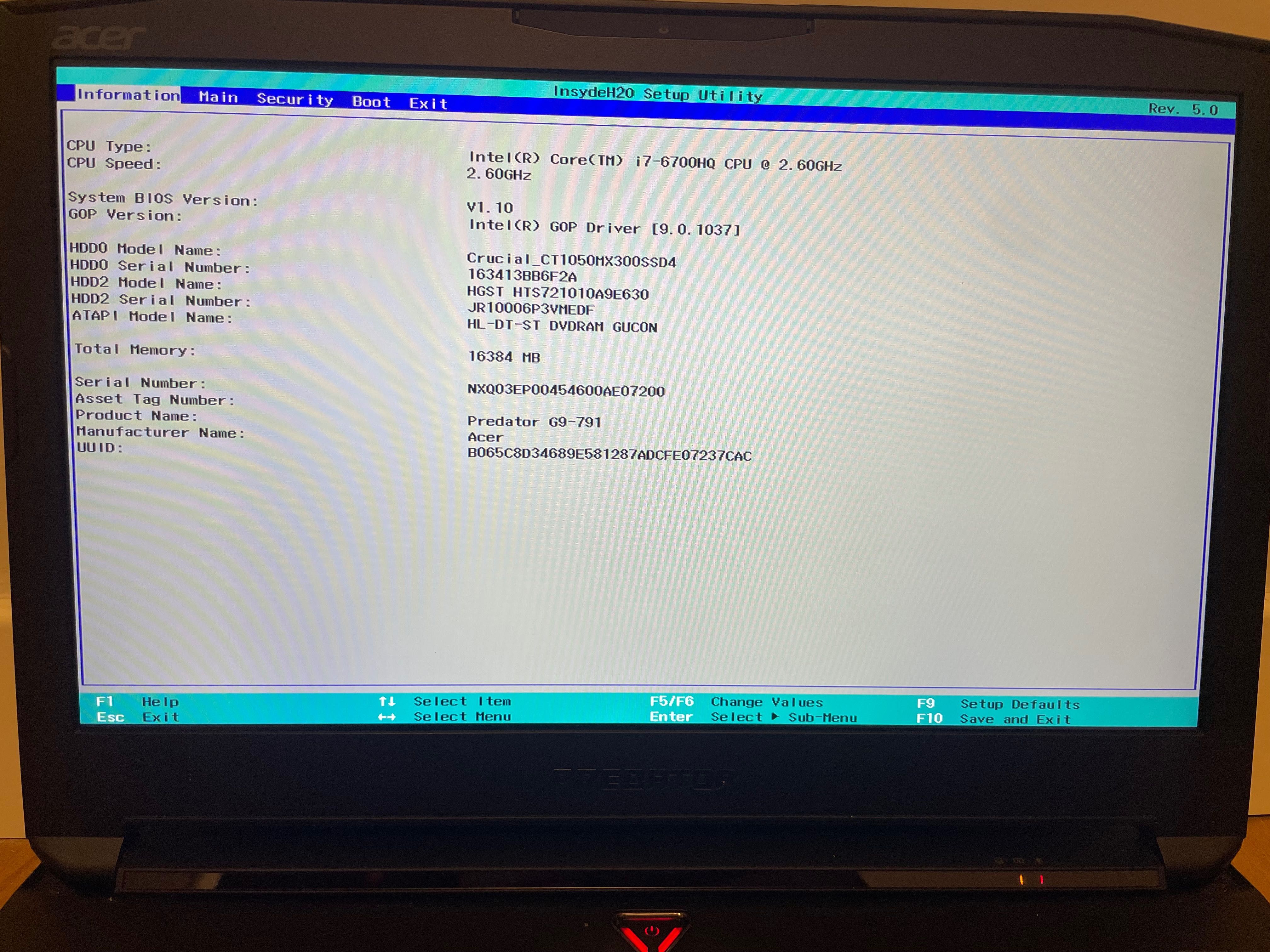 Acer Predator 17 G9-791