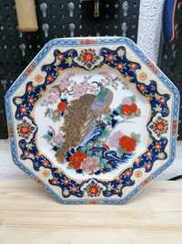 Prato japonês em porcelana