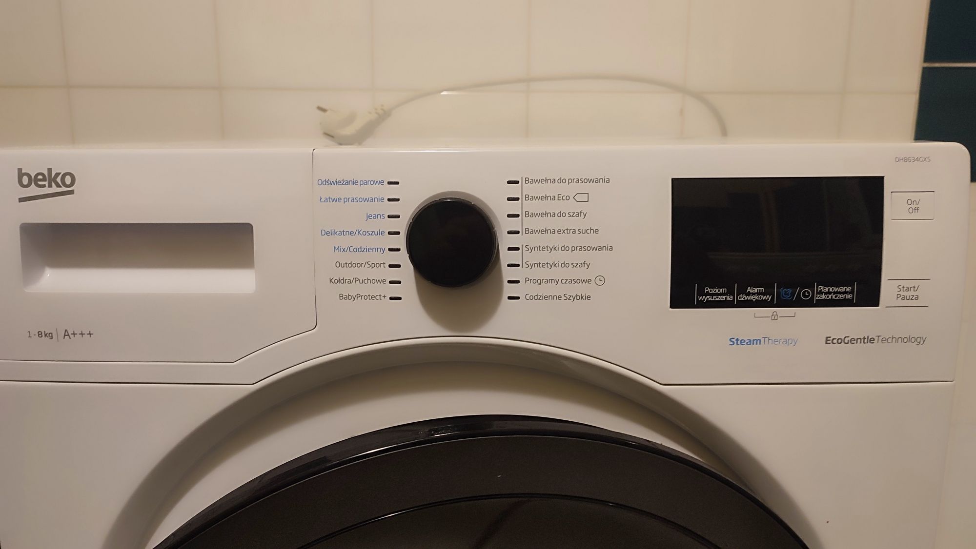 Suszarka BEKO DH8634GXS  Na gwarancji