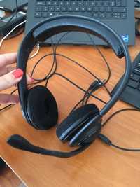 Auscultadores Sennheiser com microfone