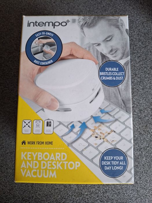 bezprewodowy mini odkurzacz biurkowy