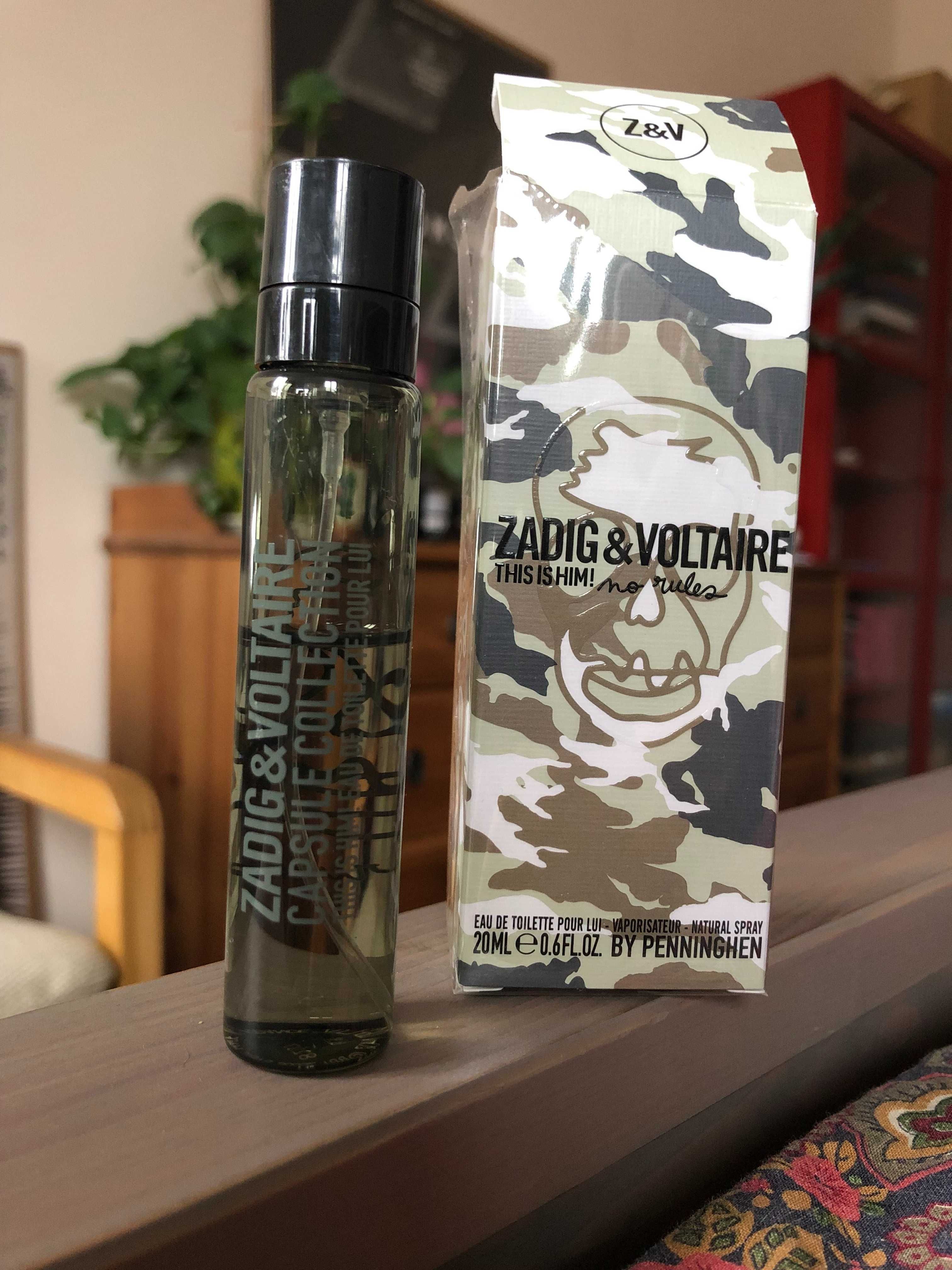 Zadig Voltaire This is him No rules Capsule ubytek travel size małe