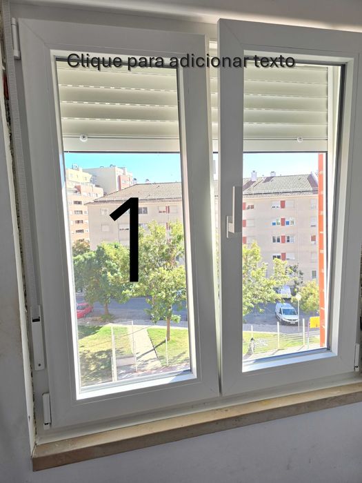 Vendo 4 janela pvc marca Cortizo com factura de compra