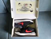 Buty Jordan Stadium 90 rozmiar 44 Black/ Fire Red- White