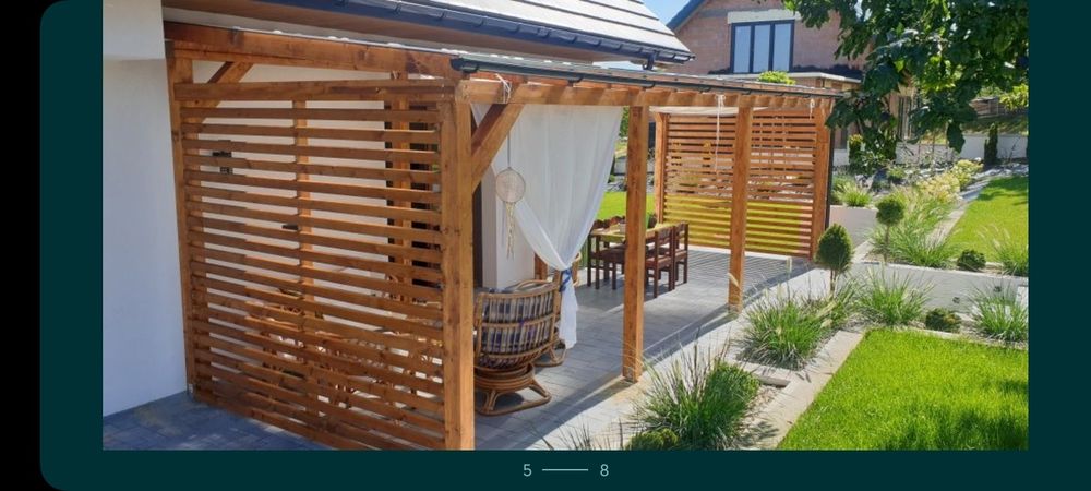 Pergole zadaszenie tarasu wiata