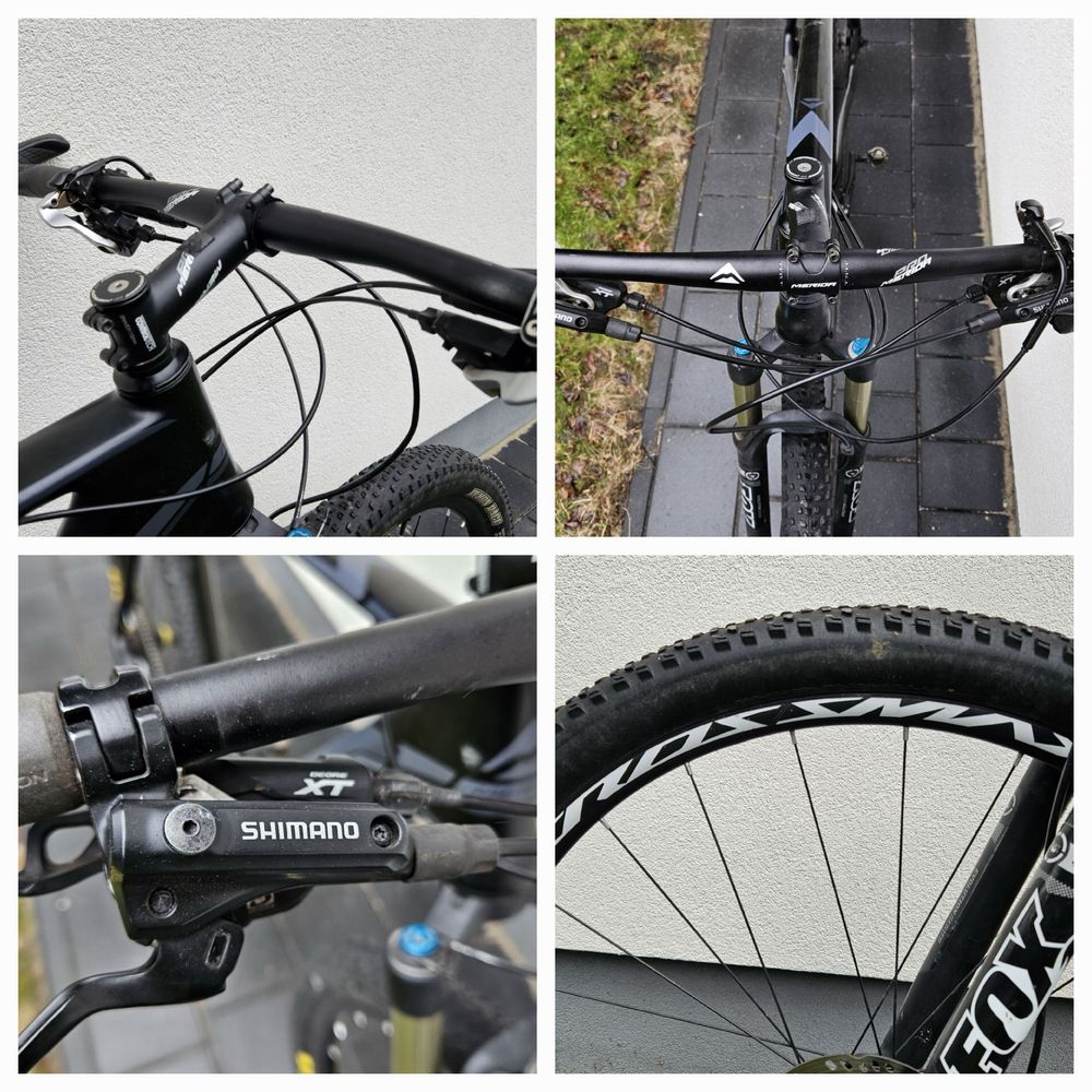 MTB Merida Big Nine XT Edition rama carbon XXL 23 cale amor FOX