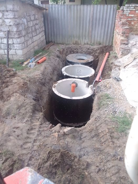 Септік під ключ встановлення кольцят