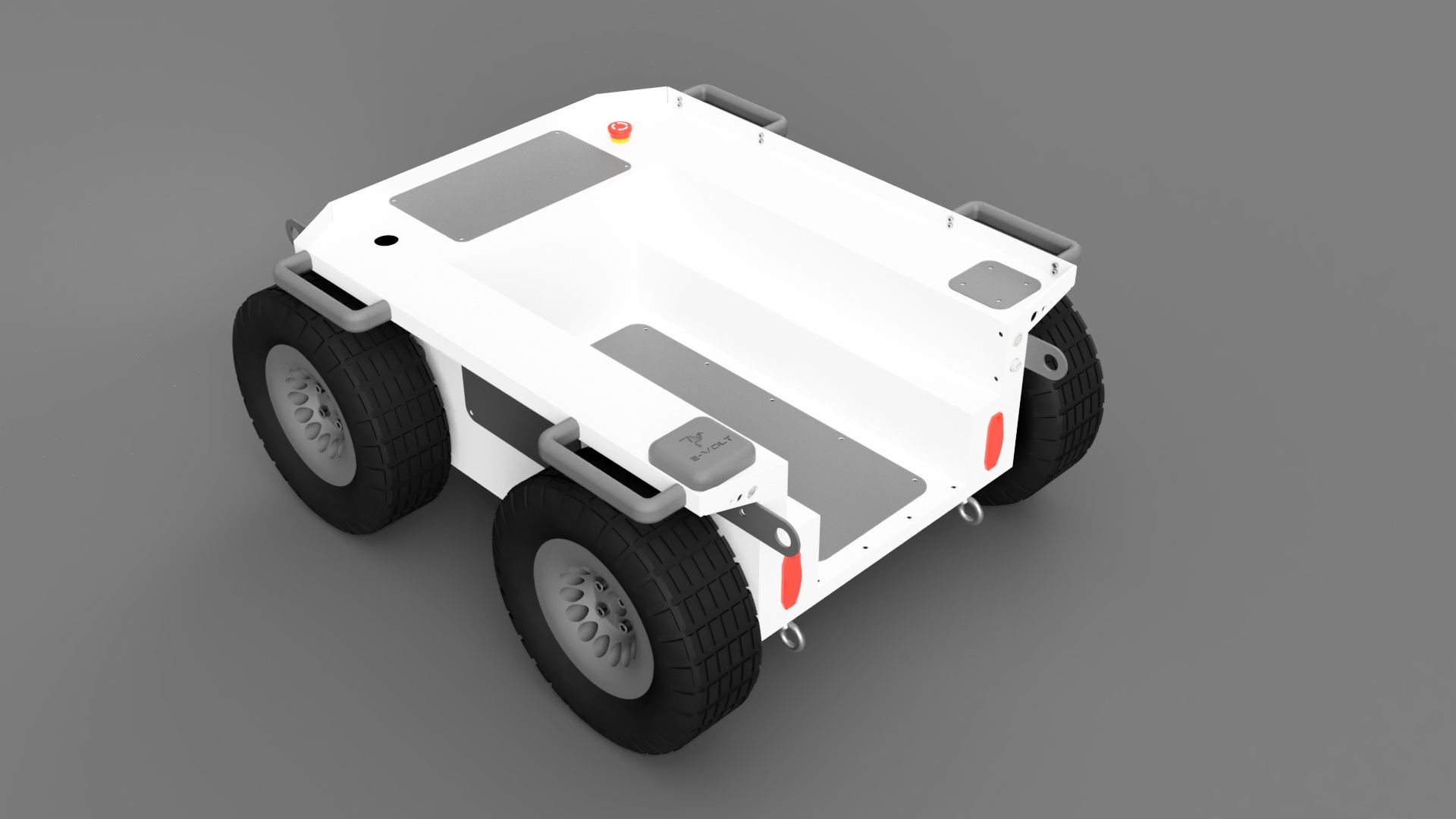 Platforma zdalnie sterowana kosiarka odśnieżarka robot UGV