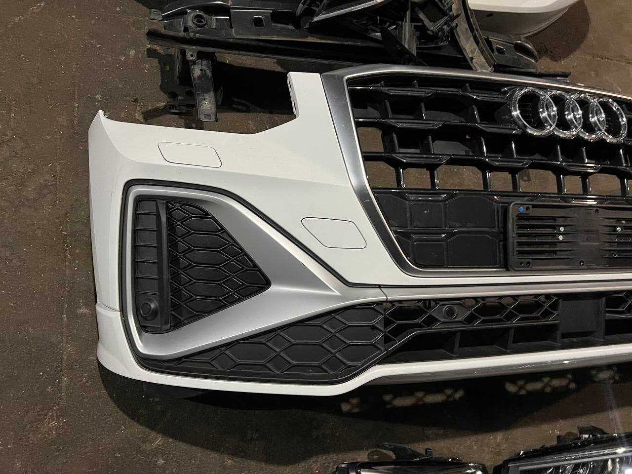 Бампер Audi Q2 81A Фары Решётка Ауді ку2 Оптика Фари Фонари Ауди Радар