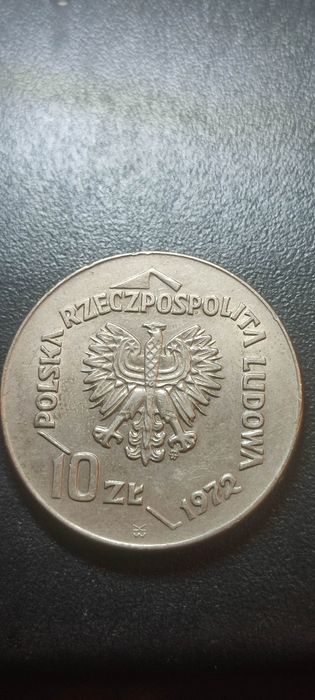 Moneta 10 zł 50 lat portu w Gdyni, 1972, PRL