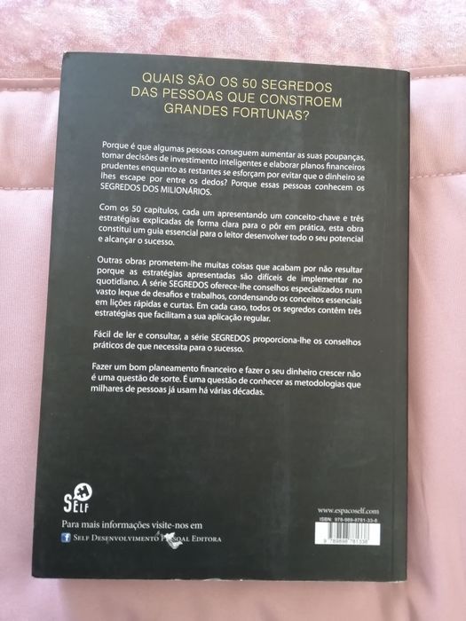 Livro "50 segredos dos milionários"