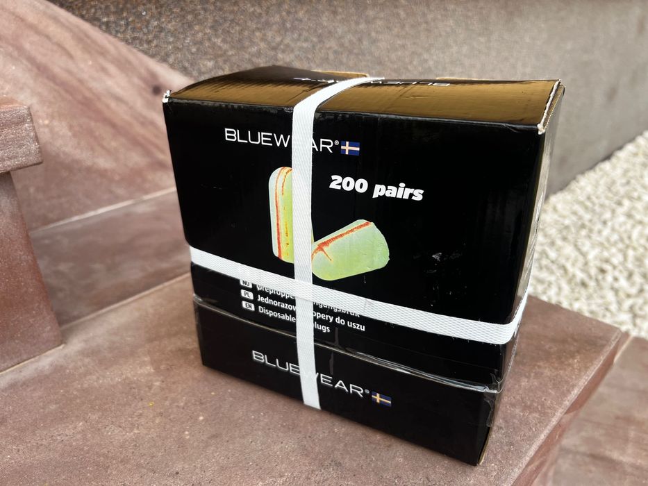 Zatyczki, stopery do uszu 400 szt, 200 par. Nowe, nierozpakowane