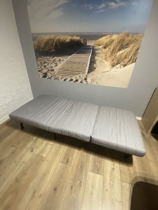 Fotel rozkladany ikea Lycksele jasny beż do spania