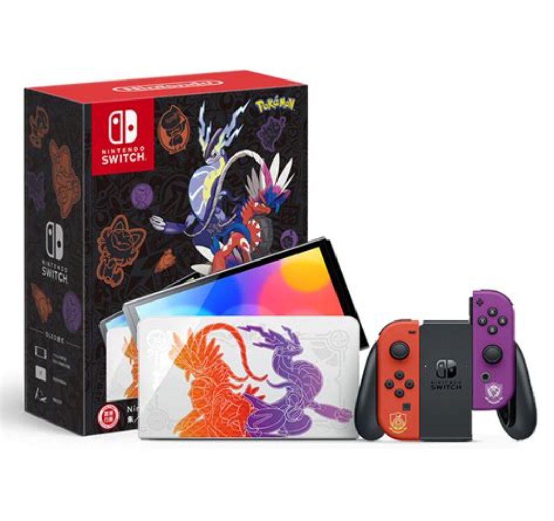 Consola Nintendo Switch OLED (Edição Scarlet & Violet)
