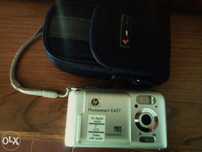 Maquina fotografica HP digital e bolsa