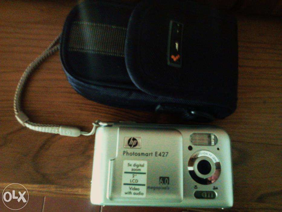 Maquina fotografica HP digital e bolsa