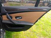 BMW E60 lift boczki drzwi logic 7. Brązowa skóra