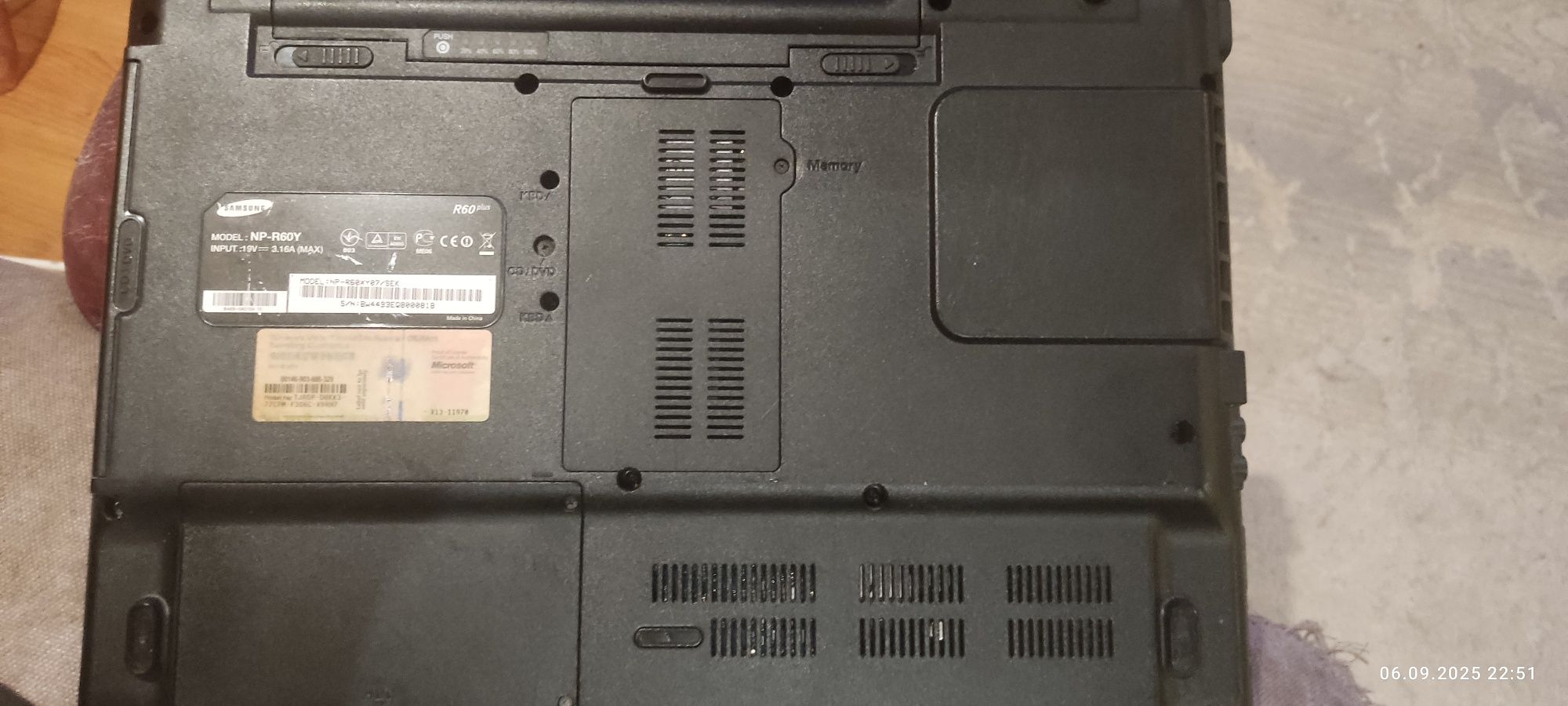 Samsung NP-R60Yplus