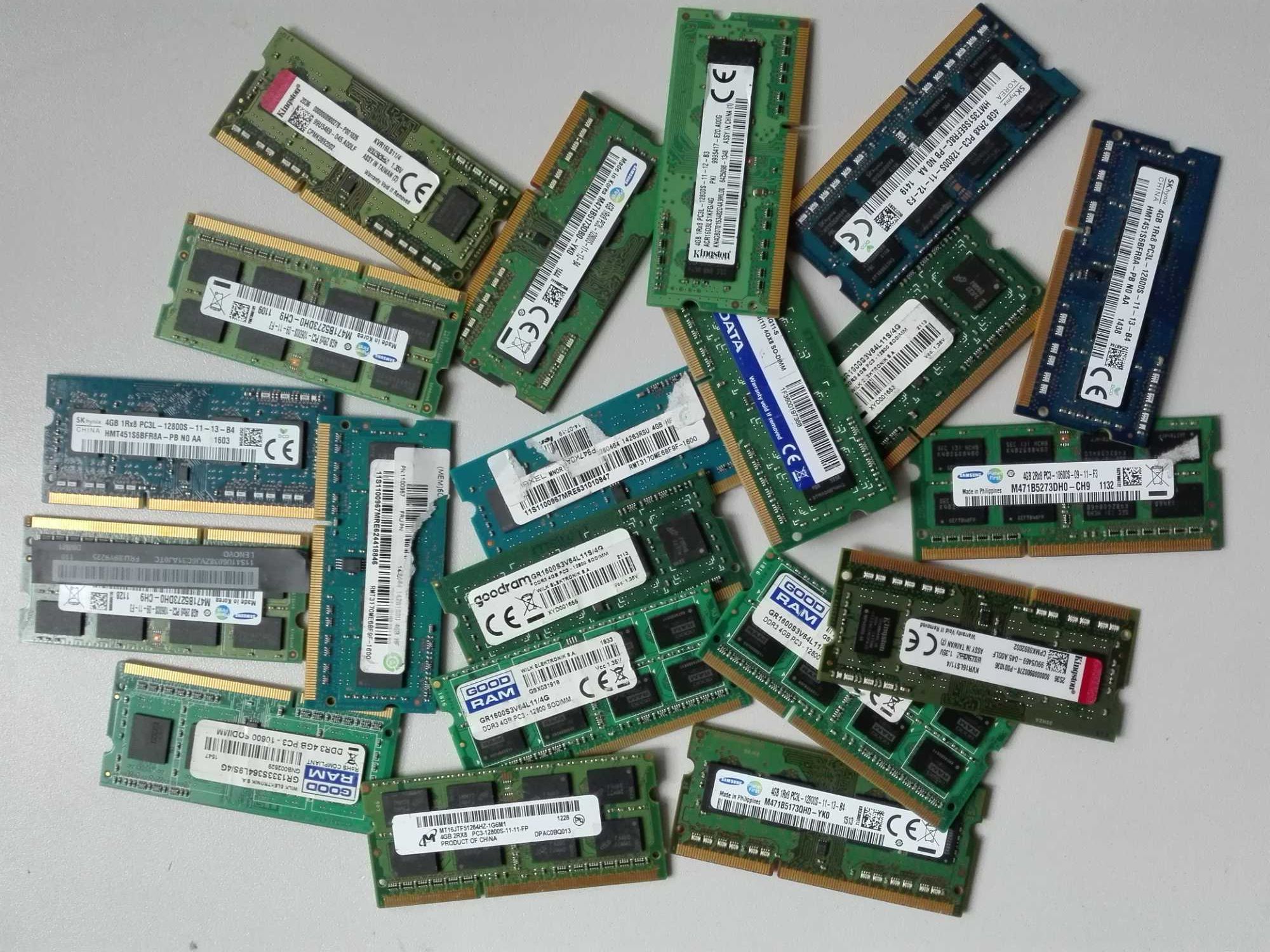 Пам'ять DDR3 4GB  до ноутбуків