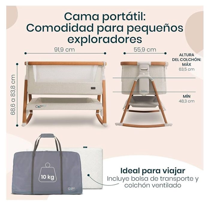 Baby cosleeper Tutti Cozee beige new