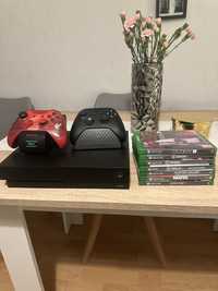 Xbox one x 1 T + 2 pady +gry