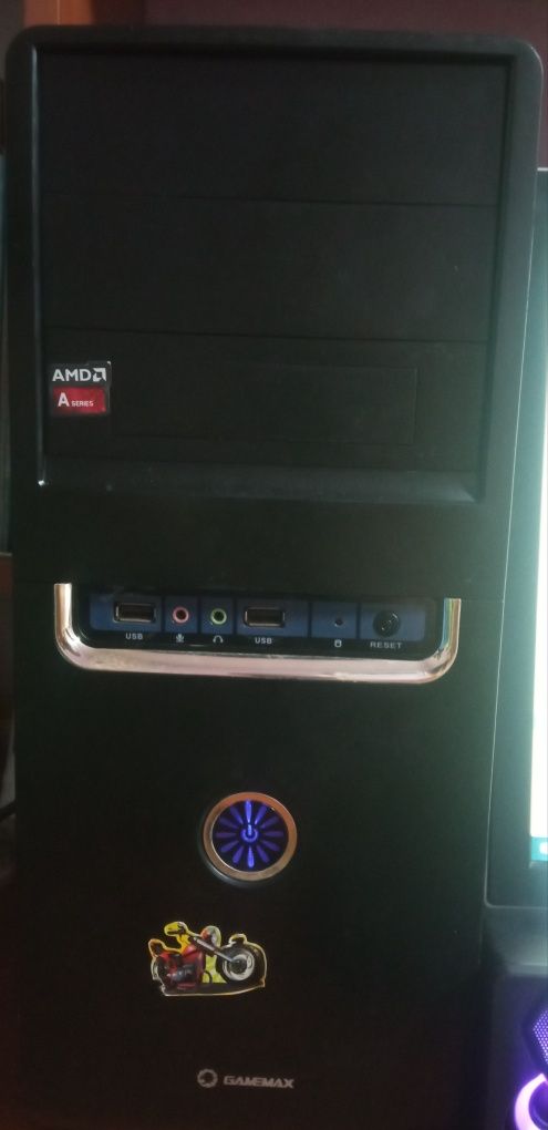 Пк в хорошем состоянии AMD A6-5400K (2 ядра, 3.6 ГГц)