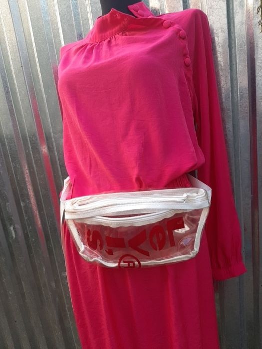 Прозора  сумка на пояс Levis