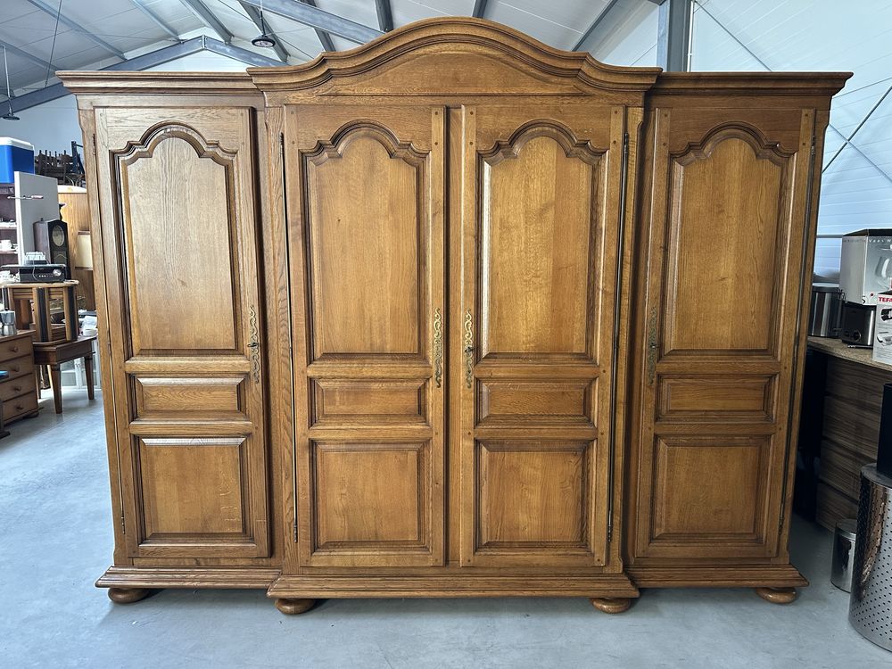 Dębowa sypialnia łóżko 180cm szafki komoda szafa 275c 100% lite drewno