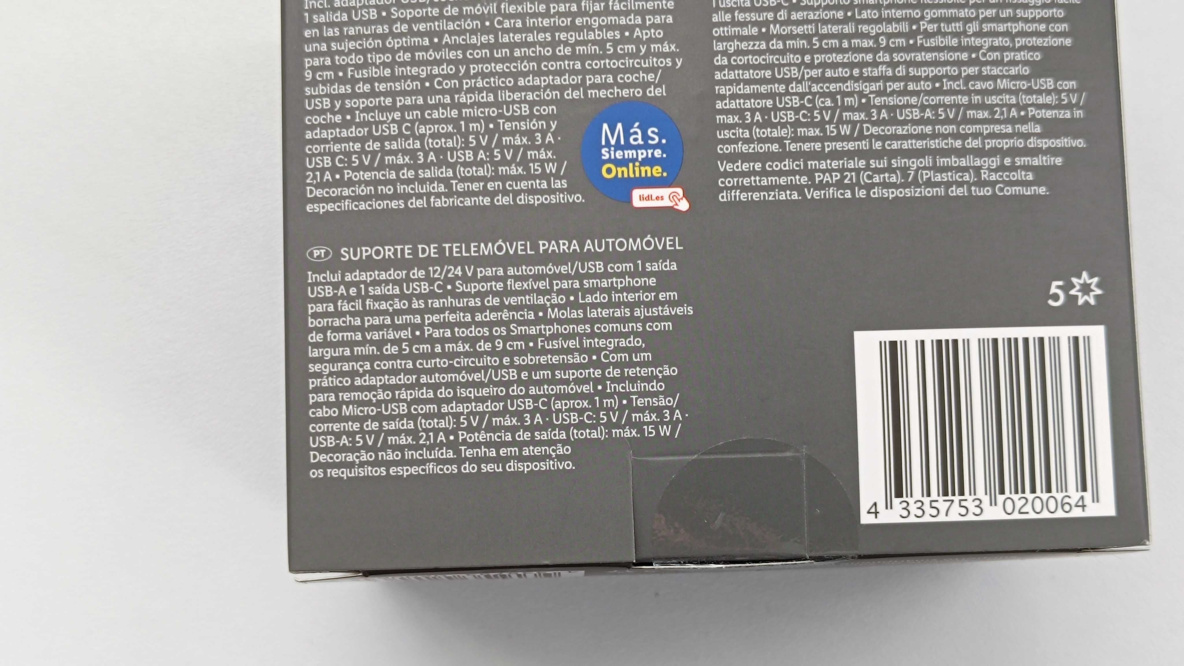 Suporte de telemóvel para Automóvel