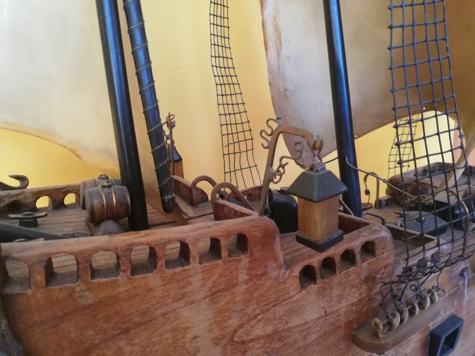 Bardzo stary Galeon Santa Maria duży ciężki