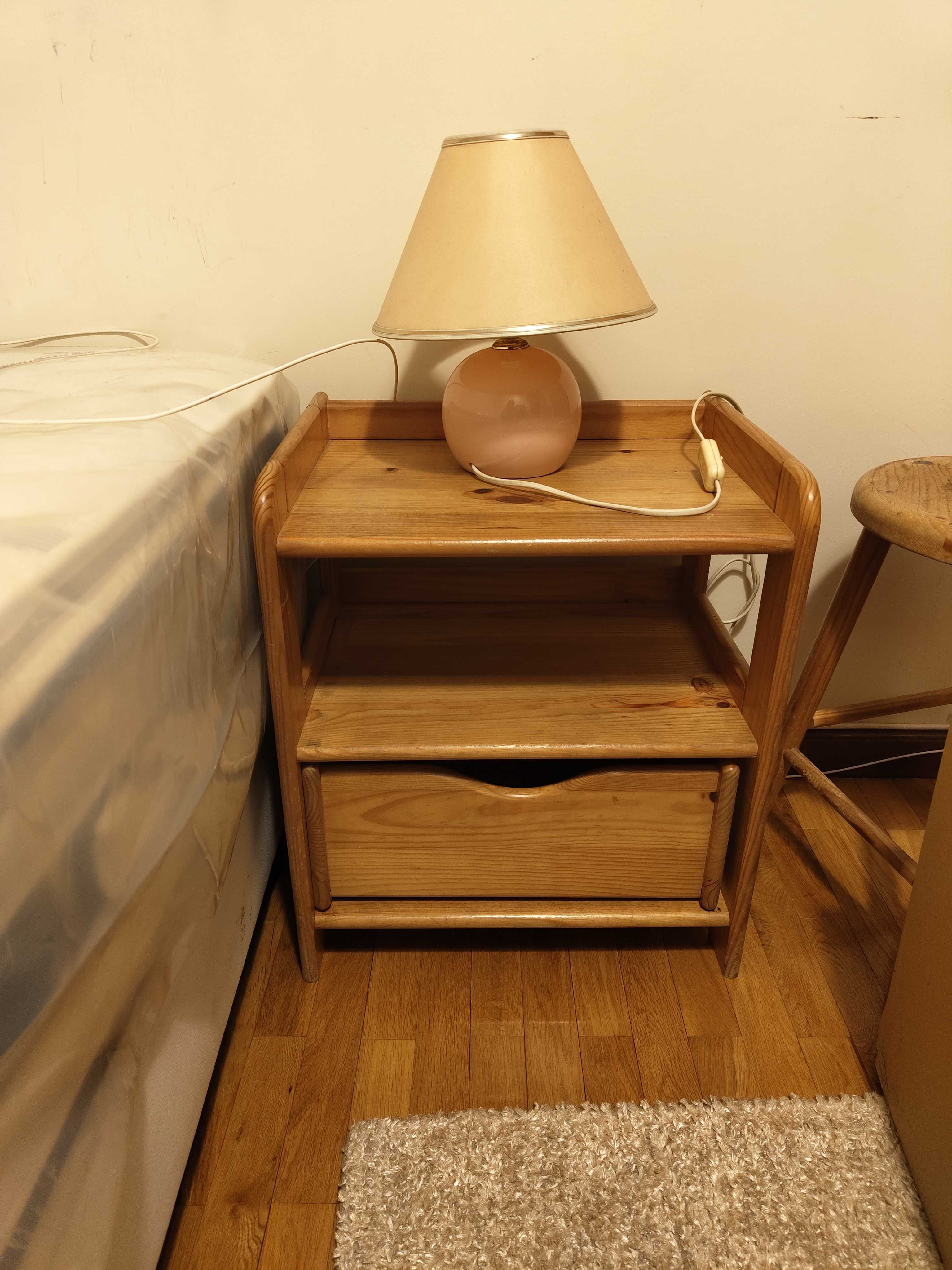Mobília de quarto, madeira maciça + cama e colchão