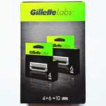 Змінні леза Gillette Labs Exfoliating bar (виробництво США), 4+6=10 шт