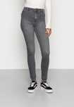 Jeansy szare rurki z wysokim stanem  XS/30