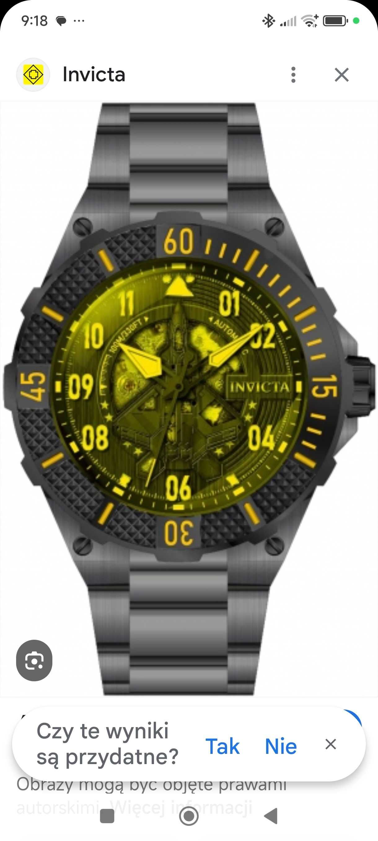 Zegarek automat INVICTA AVIATOR