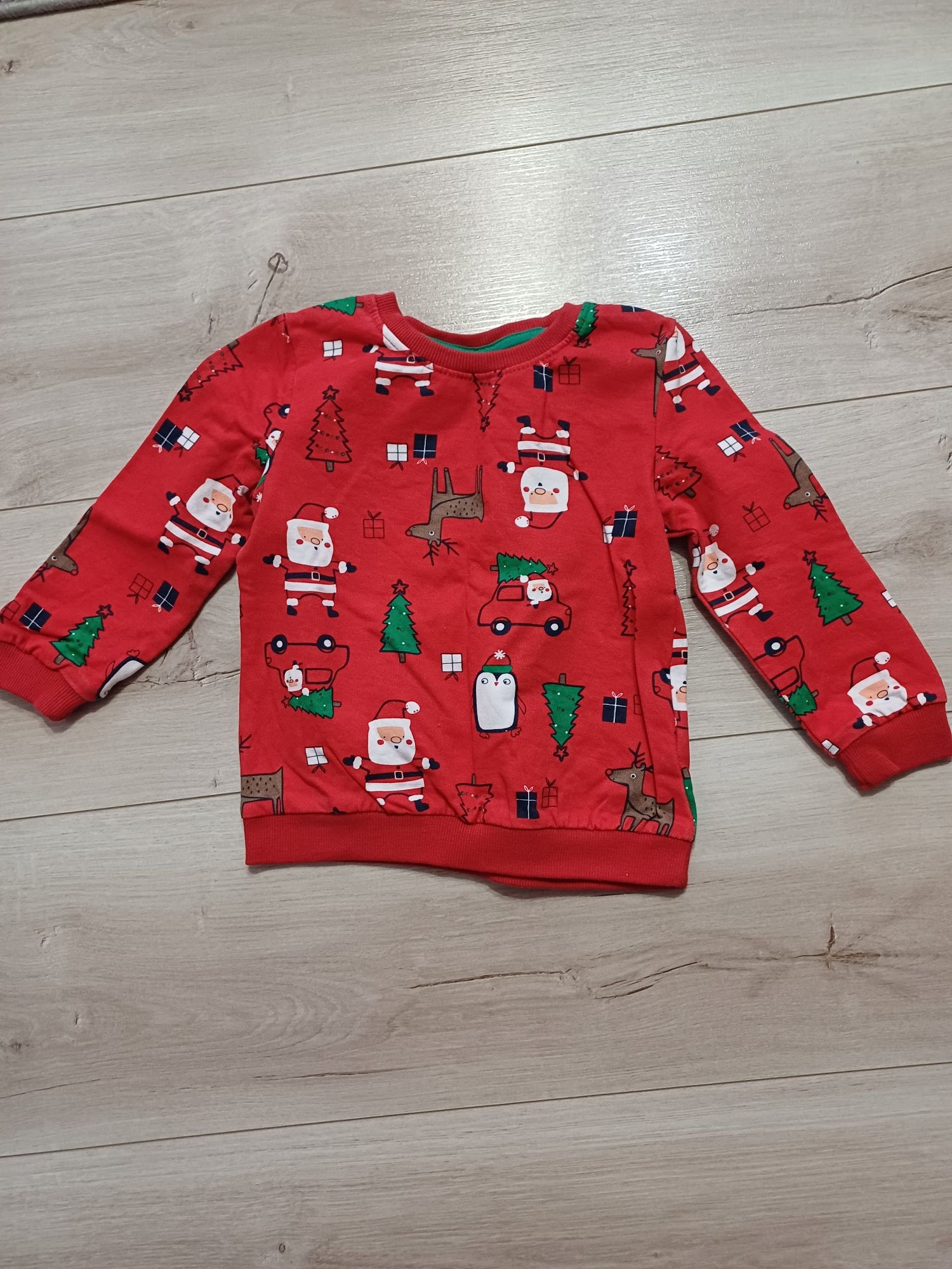 Bluza świąteczna jak nowa 92 cm