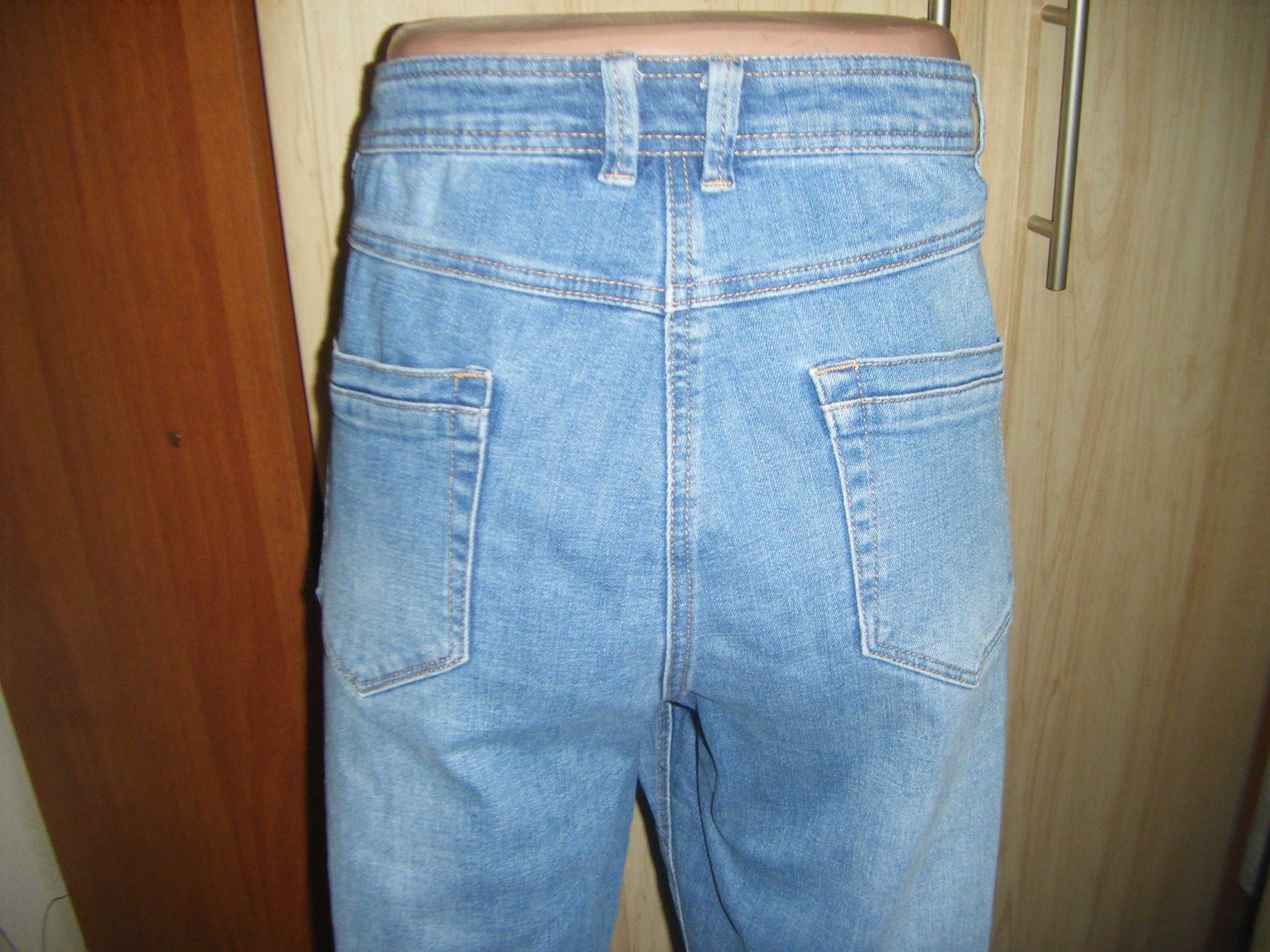 Комфортные широкие джинсы-капри, размер XL - 18 - 52