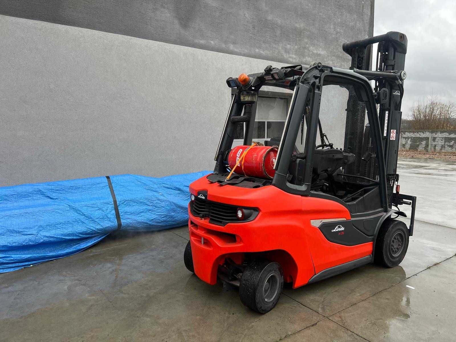 Wózek widłowy 2020 LINDE H35T lpg triplex widlak 392 393