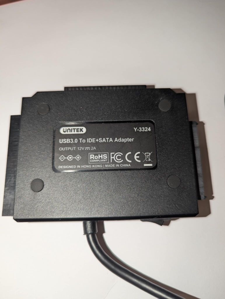 Адаптер для пристроїв SATA Unitek Y-3324